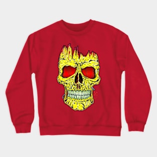 Calavera Open by Hard Grafixs© Crewneck Sweatshirt